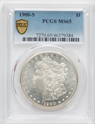1900-S S$1 PCGS Secure Morgan Dollars PCGS MS65