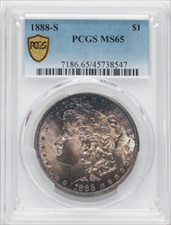 1888-S S$1 PCGS Secure Morgan Dollars PCGS MS65