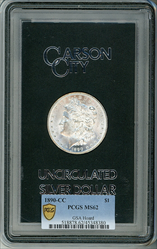 1890-CC S$1 GSA Hoard MS PCGS Secure Morgan Dollars PCGS MS62
