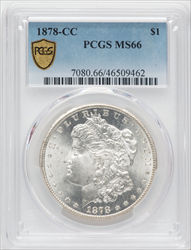 1878-CC S$1 PCGS Secure Morgan Dollars PCGS MS66