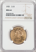 1901 $10 Liberty Eagles NGC MS66