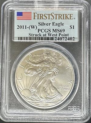 2011-W Silver Eagle MS69 PCGS First Strike