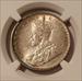 India - British George V 1918 (C) Silver Rupee MS61 NGC Peafowl Label