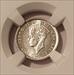 Canada - Newfoundland George VI 1944 C Silver 5 Cents MS62 NGC