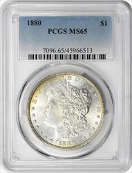 1880 Morgan Silver Dollar MS65 PCGS