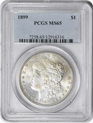 1899 Morgan Silver Dollar MS65 PCGS