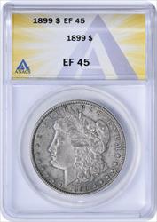1899 Morgan Silver Dollar EF45 ANACS