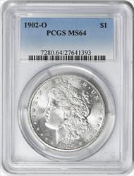 1902-O Morgan Silver Dollar MS64 PCGS