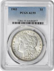 1903 Morgan Silver Dollar AU55 PCGS