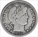 1915 Barber Silver Half Dollar F Uncertified #1036
