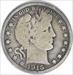 1915 Barber Silver Half Dollar VG Uncertified #1044
