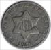 1853 Three Cent Silver VG Uncertified