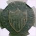 1787 New Jersey Copper, Maris 64-t, Large Planchet, Trident Shield, NGC Fine Details
