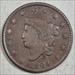 1824 Coronet Head Large Cent, Almost Uncirculated, Nice High Grade Type