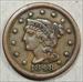1848 Braided Hair Large Cent, Very Fine