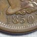 1850 Braided Hair Large Cent, Choice Extremely Fine