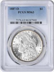 1887-O Morgan Silver Dollar MS63 PCGS