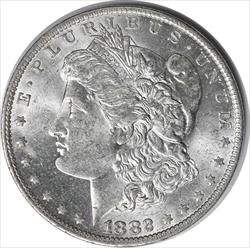 1882-O Morgan Silver Dollar MS63 Uncertified
