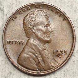 1932-D Lincoln Cent, Choice Uncirculated, Original Brown Unc