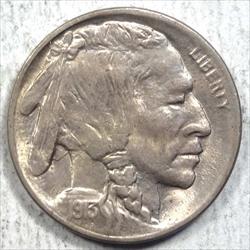 1913-D Type Two Buffalo Nickel, Choice Uncirculated, Semi Key Date