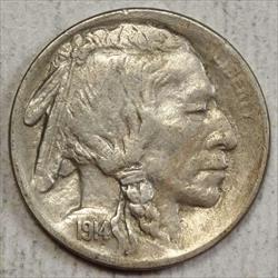 1914-S Buffalo Nickel, Extremely Fine+, Original Better Date