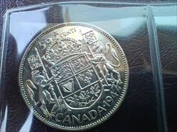 1947 CANADA 50 Cents GBU