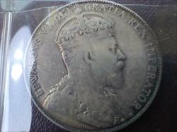 1910 CANADA 50 Cents (Edwardian leaves)