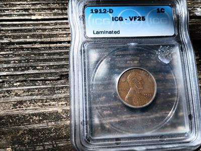 1912d LINCOLN Cent ICG