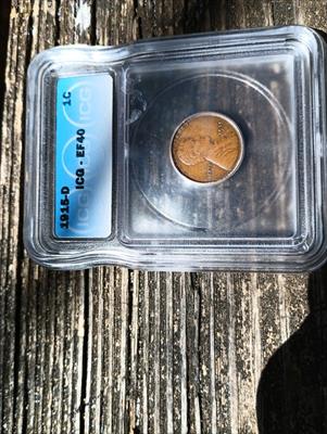 1915d LINCOLN Cent ICG