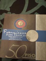 2019 PHILIPPINES 50 Piso POPE Francis Visit