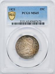 1821 CAPPED BUST 25C