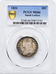 1831 CAPPED BUST 25C