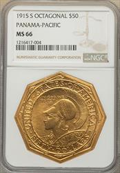 1915-S GOLD $50