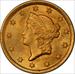 1853-O GOLD G$1