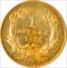 1855-D GOLD G$1