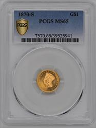 1870-S GOLD G$1