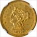 1842-D LIBERTY HEAD $2.5