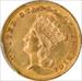 1856-S INDIAN PRINCESS $3