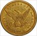 1843-C LIBERTY $5