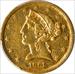 1861-C LIBERTY $5