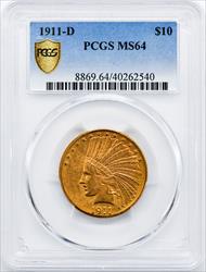 1911-D INDIAN $10