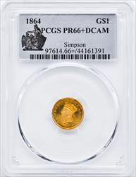 1864 GOLD G$1