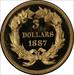 1887 INDIAN PRINCESS $3