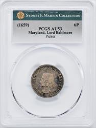 MARYLAND LORD BALTIMORE 6PENCE
