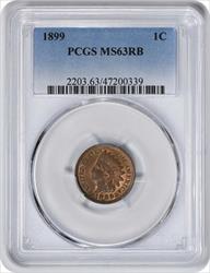 1899 Indian Cent MS63RB PCGS