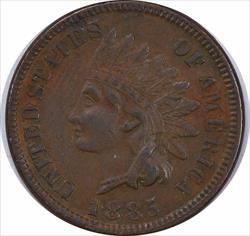 1885 Indian Cent Choice EF Uncertified