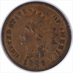 1886 Indian Cent Variety 1 VF Uncertified