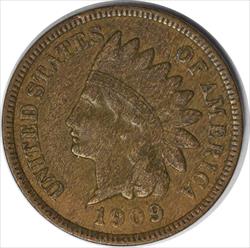 1909 Indian Cent VF Uncertified