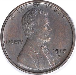 1915-D Lincoln Cent MS60 Uncertified