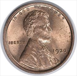 1920 Lincoln Cent MS64 Uncertified